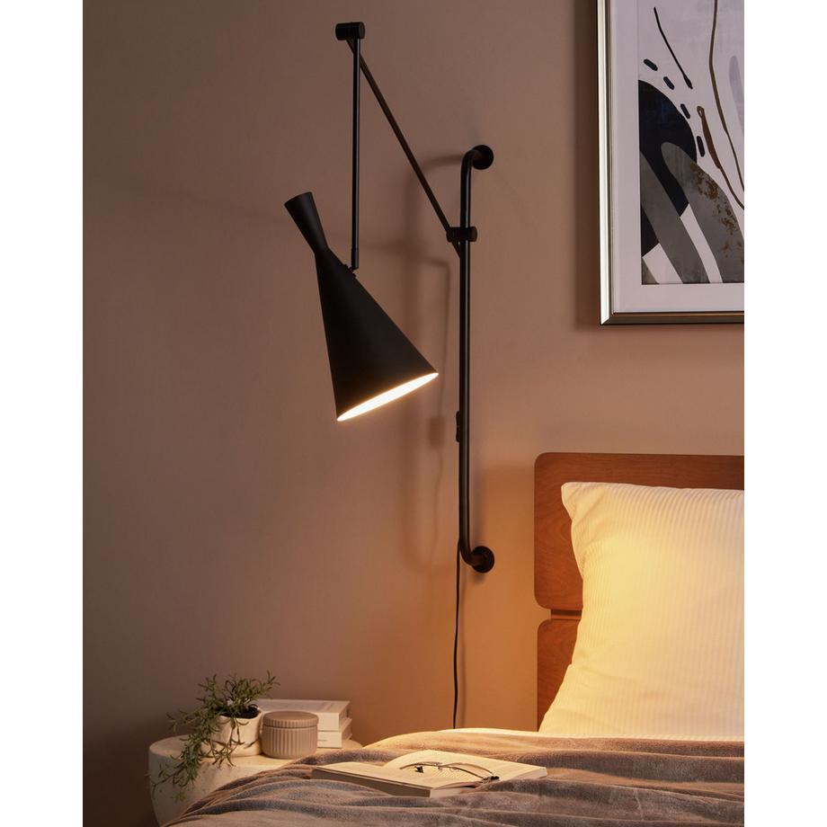 Beliani Lampe murale en Acier  MARISA  