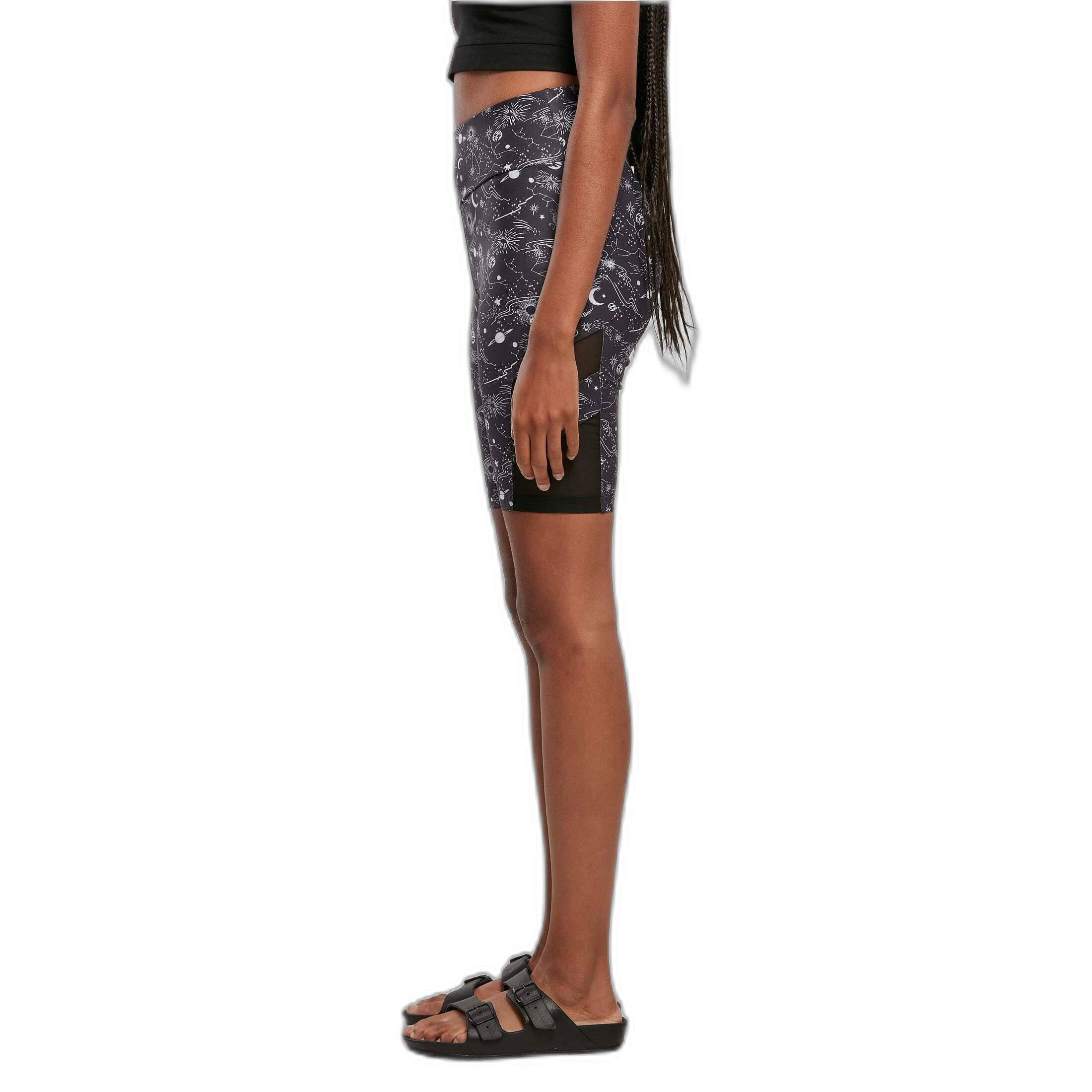 URBAN CLASSICS High Waist AOP Tech Mesh Tights  