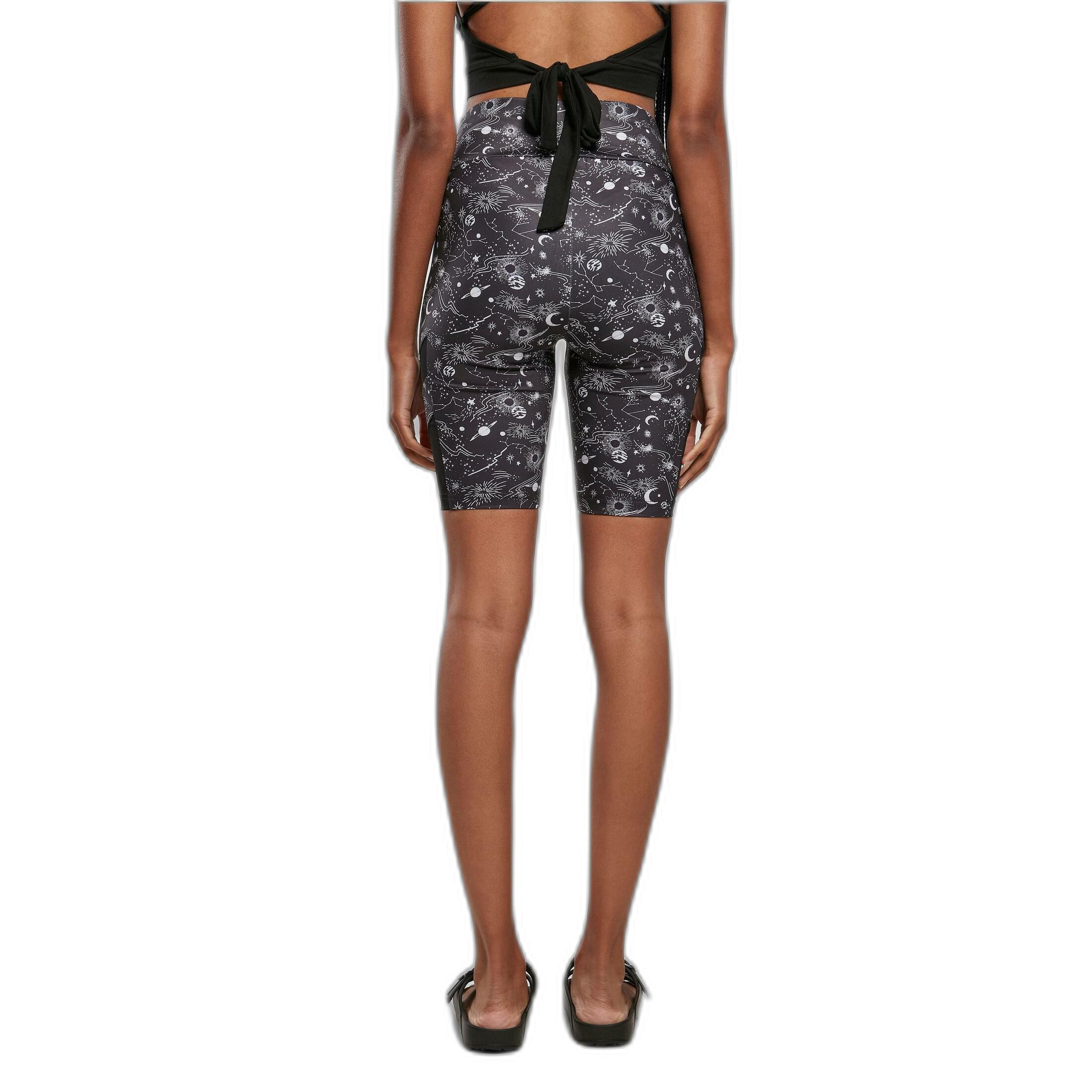 URBAN CLASSICS High Waist AOP Tech Mesh Tights  