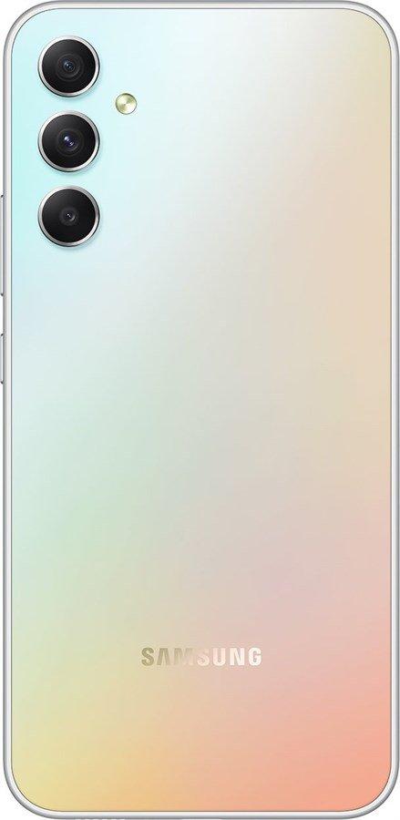 SAMSUNG  Galaxy A34 5G Dual SIM (6/128GB, silber) 