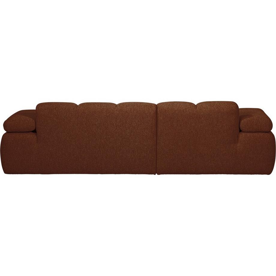 mutoni Ecksofa Mojo links Bouclé rostbraun meliert 284x160  