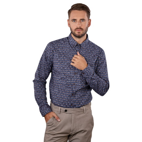 BRAX Daniel Chemise Boutonnée Poche Poitrine  