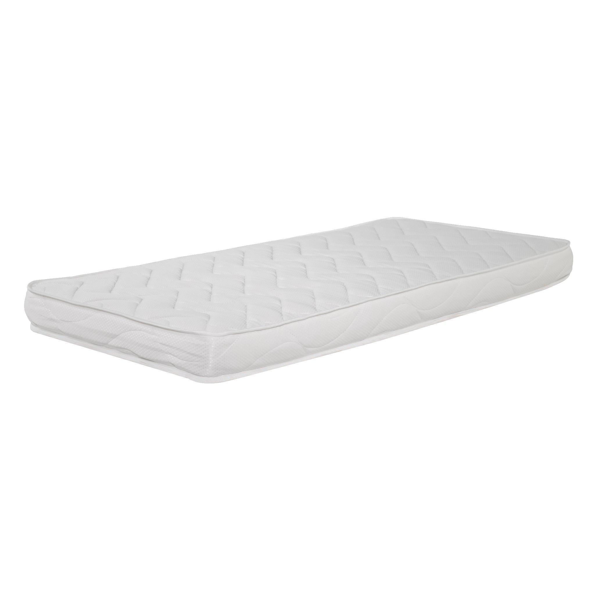 AB Matelas Materasso ecologico | 90x190 cm con 1 cuscino nella memoria di fiocchi 60x60cm | 25 kg/m³ schiuma | 14 cm  