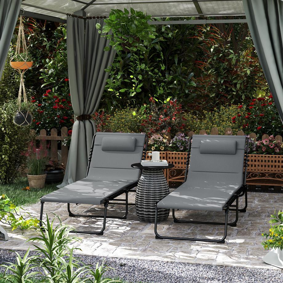 Outsunny Gartenliege Set  