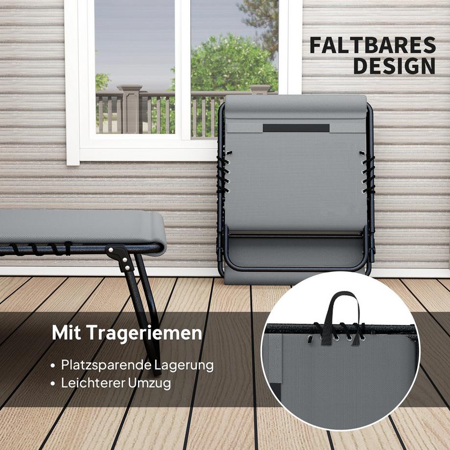 Outsunny Gartenliege Set  