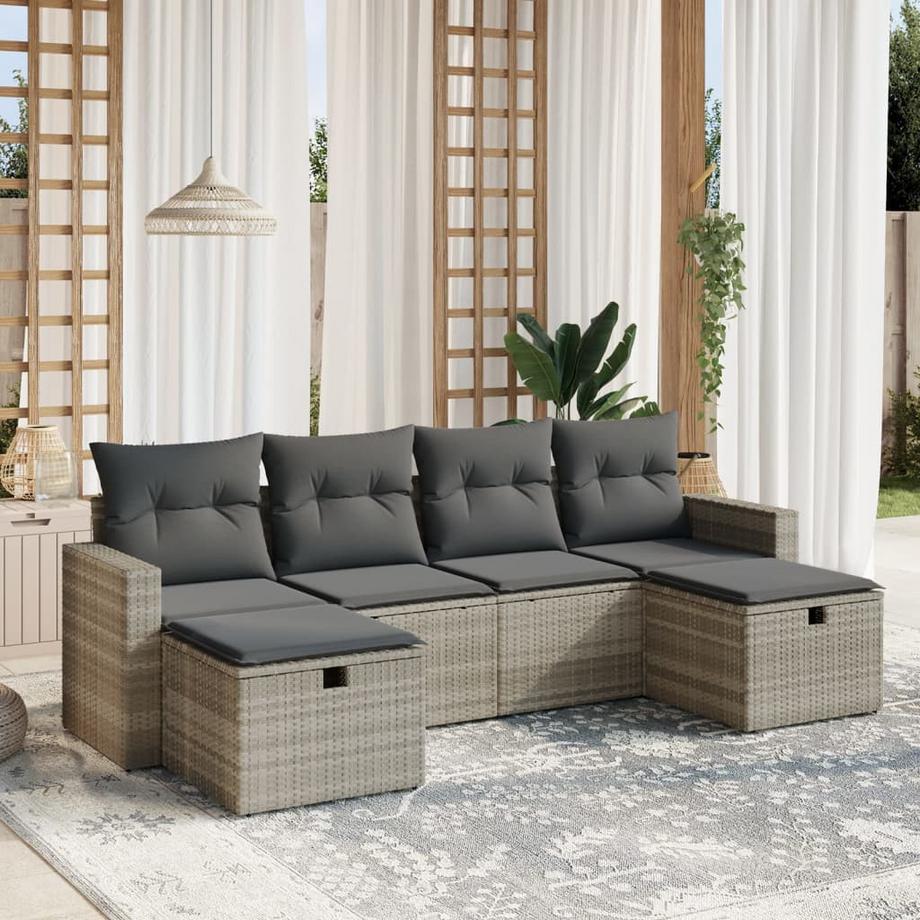 VidaXL Garten sofagarnitur poly-rattan  