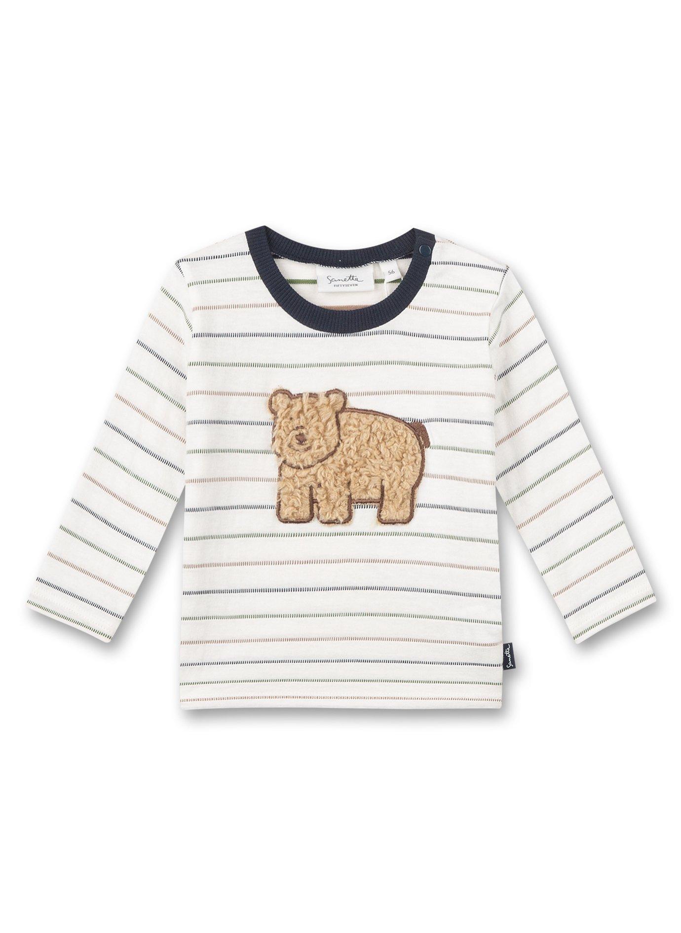 Sanetta Fiftyseven  Baby Shirt Teddy ringel 