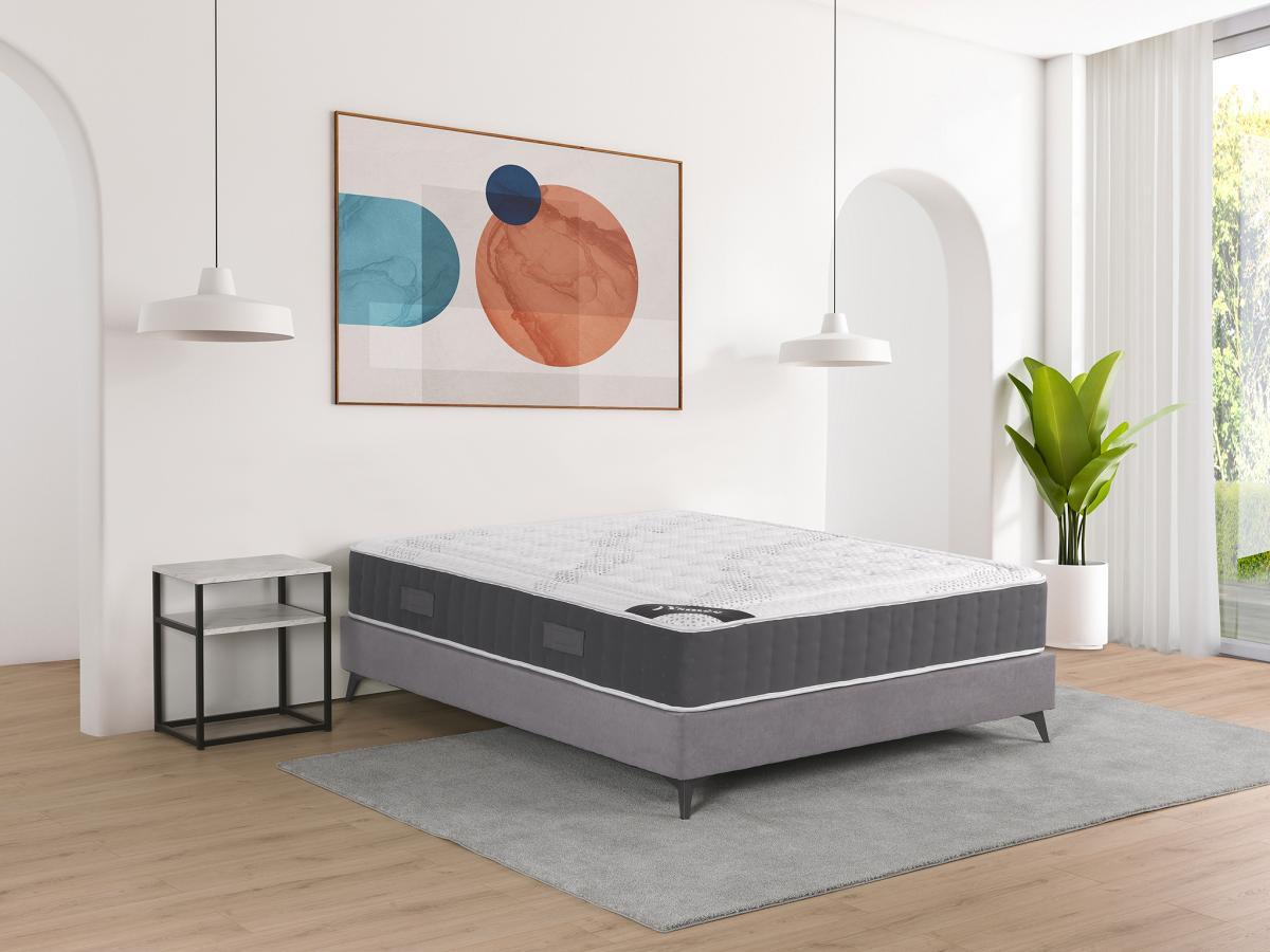 Ysmée Matelas 180 x 200 cm ressorts ensachés accueil mémoire de forme ép.27cm - ATLANTIDE de YSMÉE  