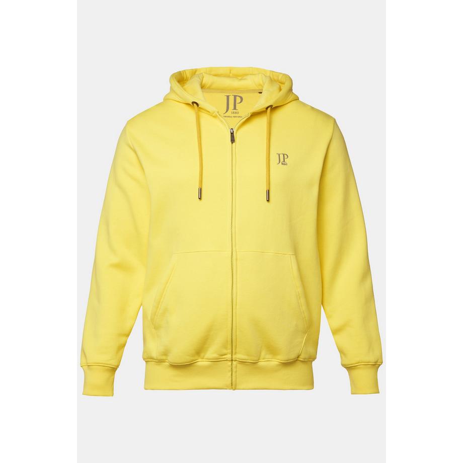 JP1880 Hoodiejacke mit Reissverschluss und Kängurutasche  