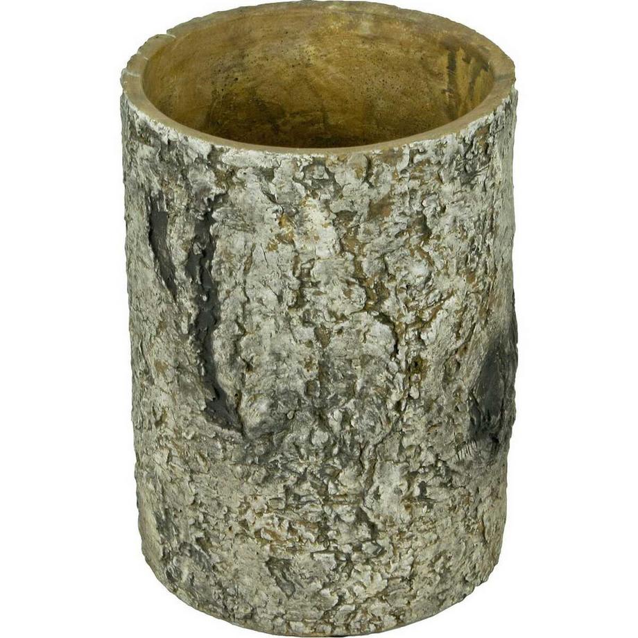 mutoni Pot de plantes tronc d'arbre Antlera gris-brun  