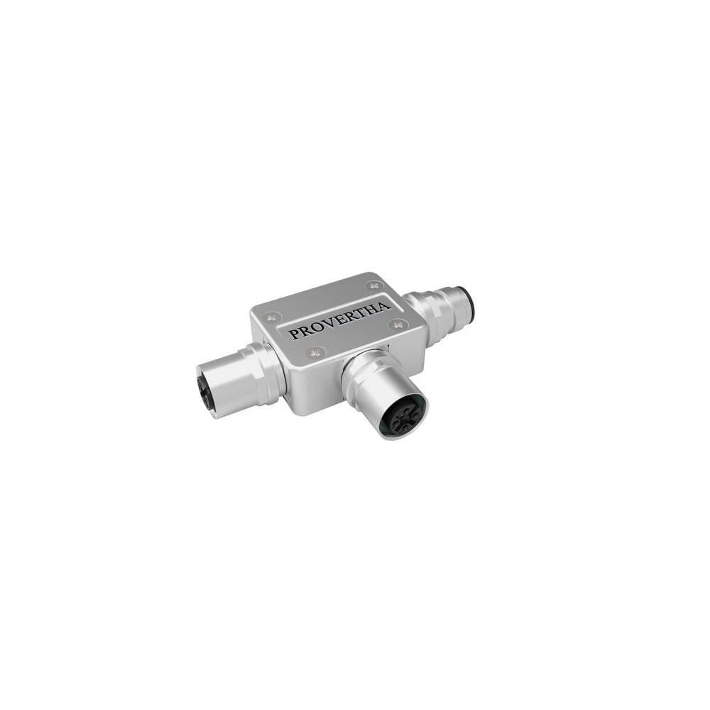 Provertha  Sensor-/Aktor-Verteiler und Adapter M12 Adapter, T-Form Polzahl: 5 1 St. 