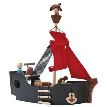 PlanToys Holzspielzeug Piratenschiff