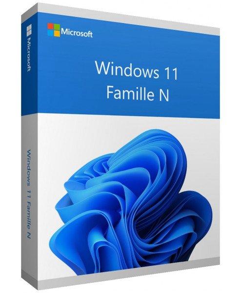 Microsoft  Windows 11 Famille N (Home N) - 64 bits - Clé licence à télécharger - Livraison rapide 7/7j 