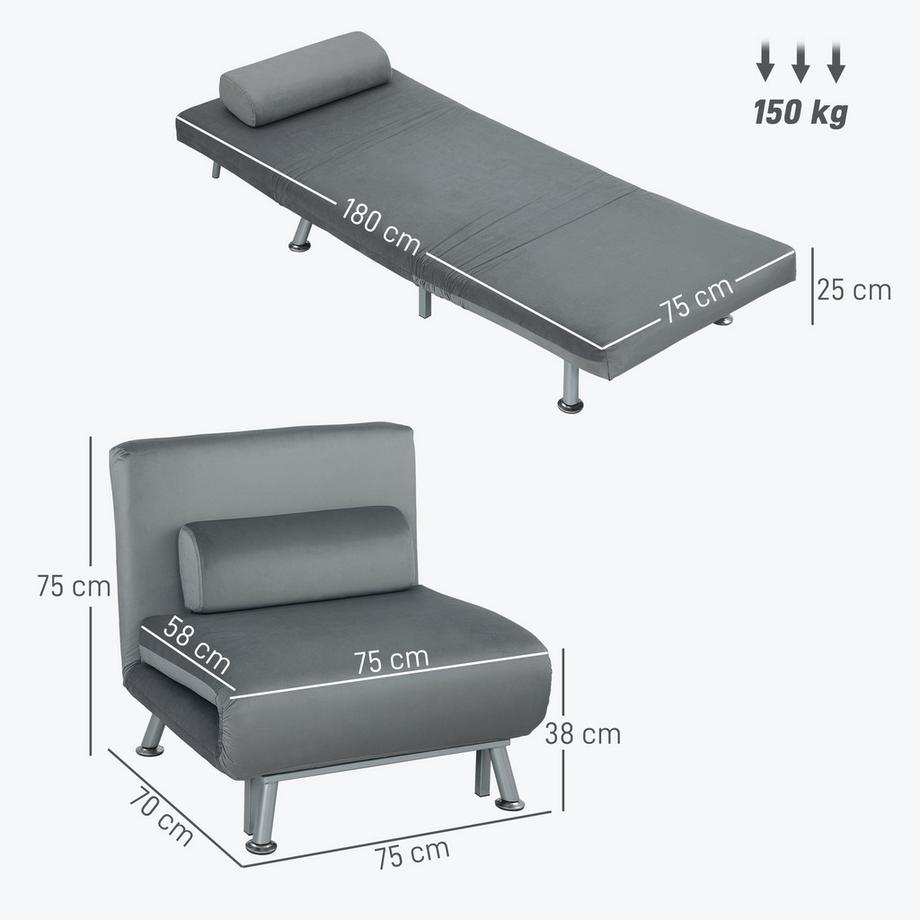 HOMCOM Schlafsessel  