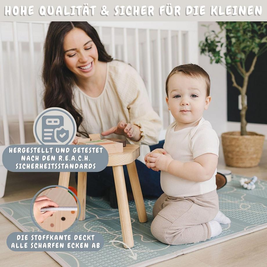 Activity-board  Kindermatte Wendbar und ungiftig Dicker faltbarer wasserdichter Schaumstoff 