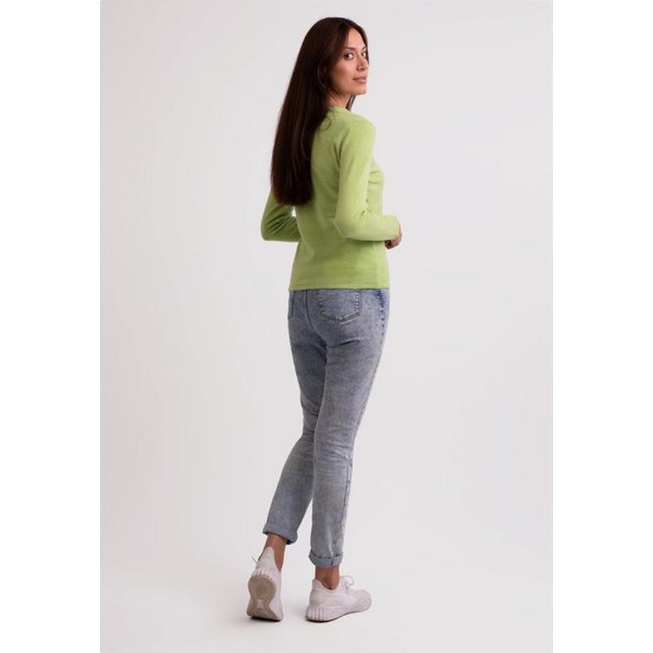 CASH-MERE.CH Pull col V en cachemire recyclé  