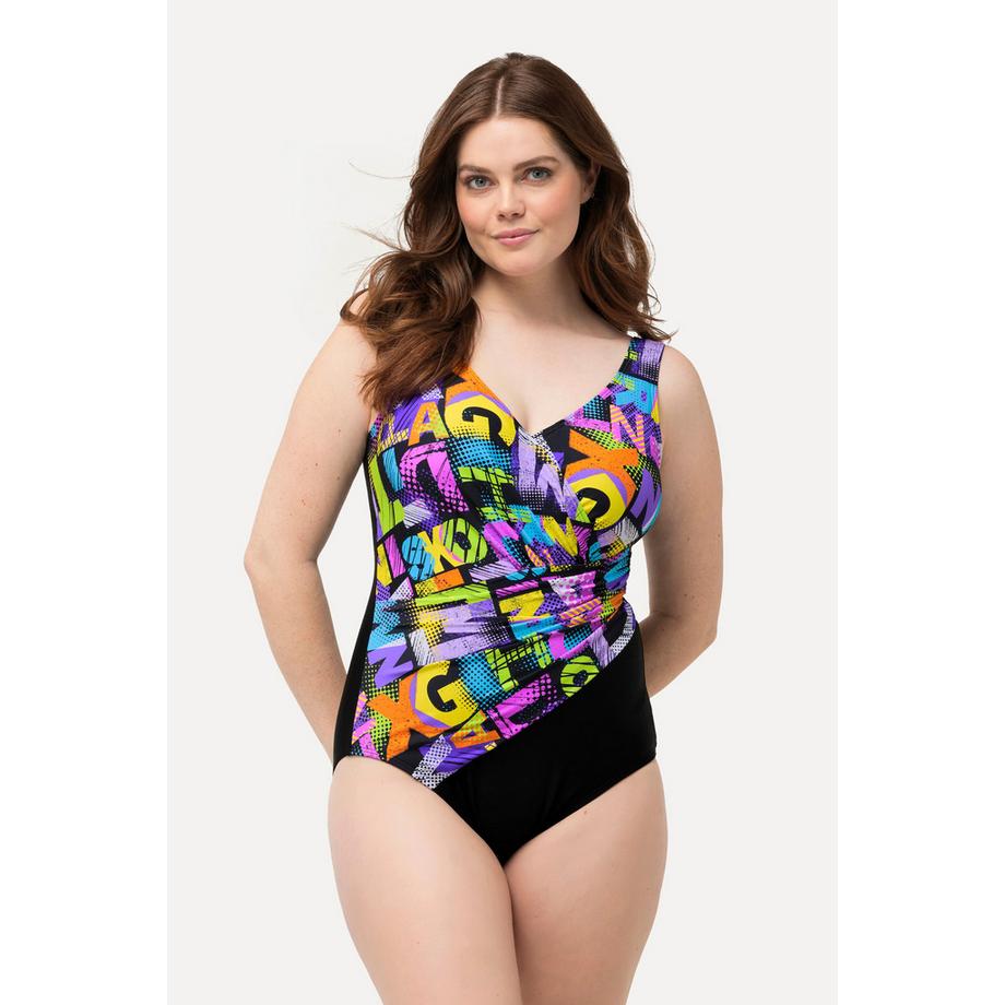 Ulla Popken Maillot de bain Lettres Bonnets Souples  