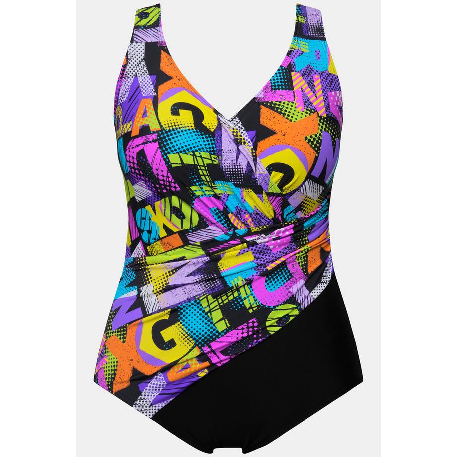 Ulla Popken Maillot de bain Lettres Bonnets Souples  