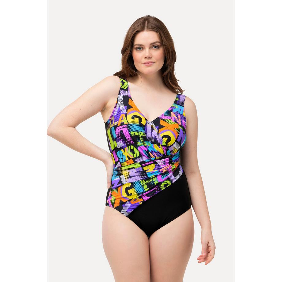 Ulla Popken Maillot de bain Lettres Bonnets Souples  