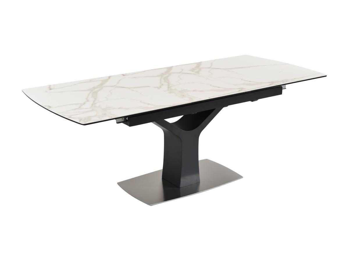 Image of Esstisch ausziehbar Kermaik Glas COLBY Esstisch ausziehbar Kermaik Glas COLBY