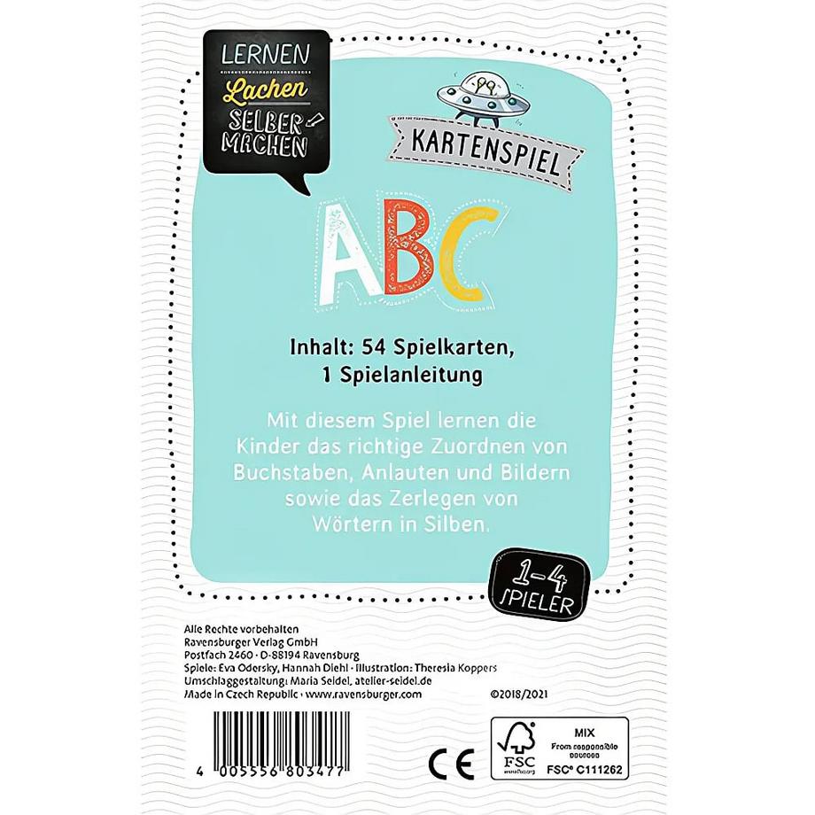 Ravensburger  Jeu de cartes ABC 