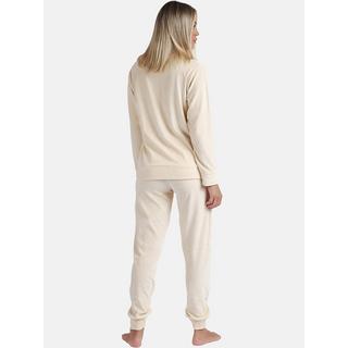 Admas  Pyjama Hausanzug Hose Jacke mit Reißverschluss Soft Home 