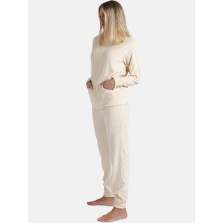 Admas  Pyjama Hausanzug Hose Jacke mit Reißverschluss Soft Home 