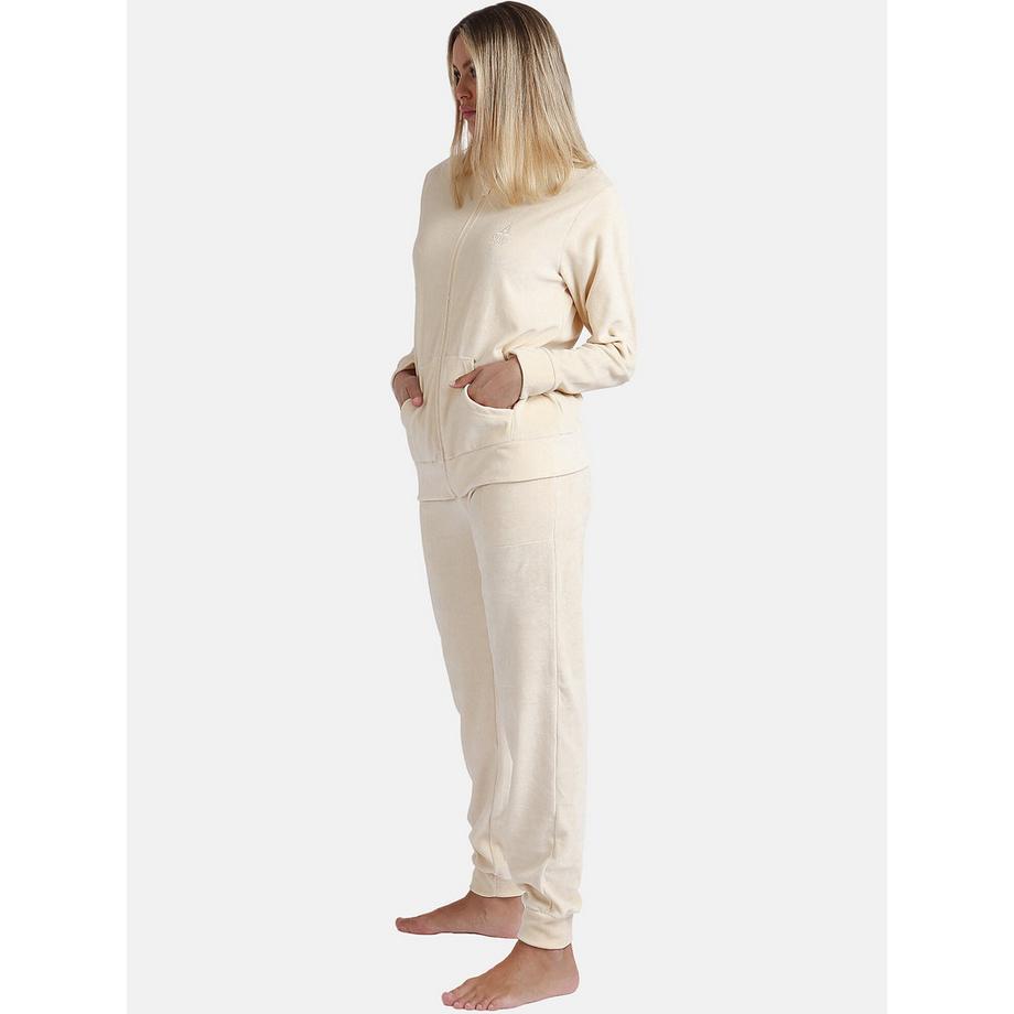 Admas Pigiama Soft Home Giacca con Zip e Pantaloni  