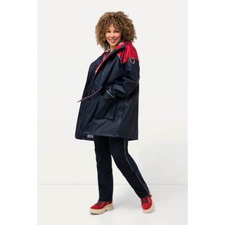 Ulla Popken Giacca Friesian Idrorepellente con Cappuccio  