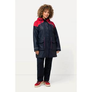 Ulla Popken Giacca Friesian Idrorepellente con Cappuccio  