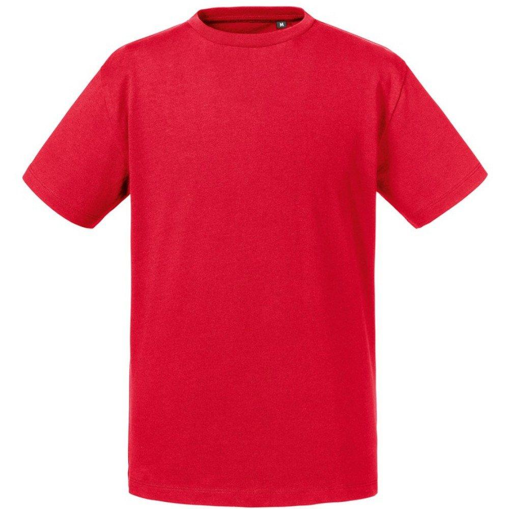 Image of Pure Organic T-shirt Jungen Rot Bunt 128