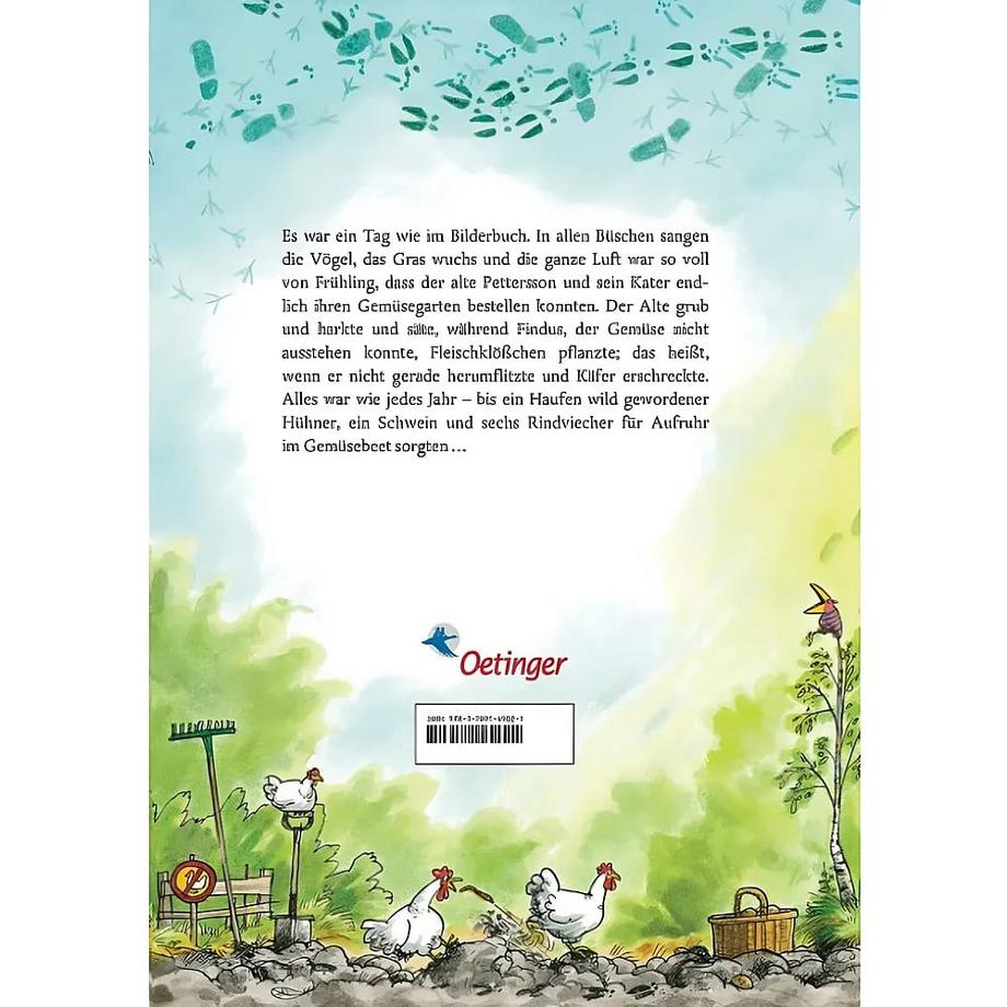 Pettersson und Findus. Aufruhr im Gemüsebeet Nordqvist, Sven; Nordqvist, Sven (Illustrationen); Kutsch, Angelika (Übersetzung) Gebundene Ausgabe 