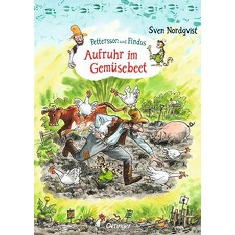 Pettersson und Findus. Aufruhr im Gemüsebeet Nordqvist, Sven; Nordqvist, Sven (Illustrationen); Kutsch, Angelika (Übersetzung) Copertina rigida 