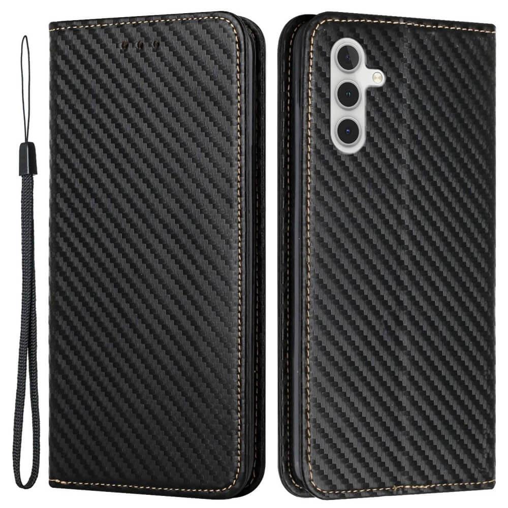 Cover-Discount  Galaxy S24 - Étui Flip Look Carbone 