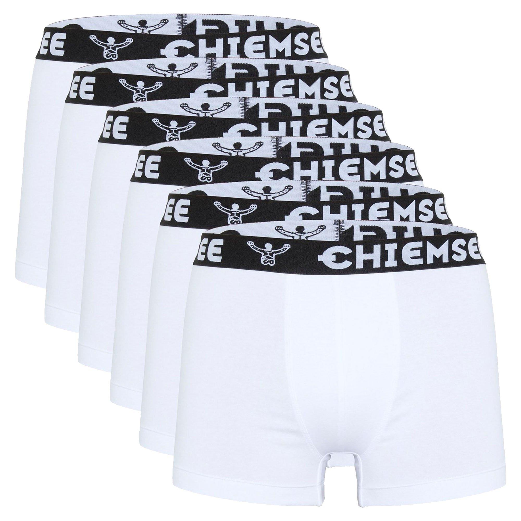 Image of Boxershort Figurbetont Herren Weiss L