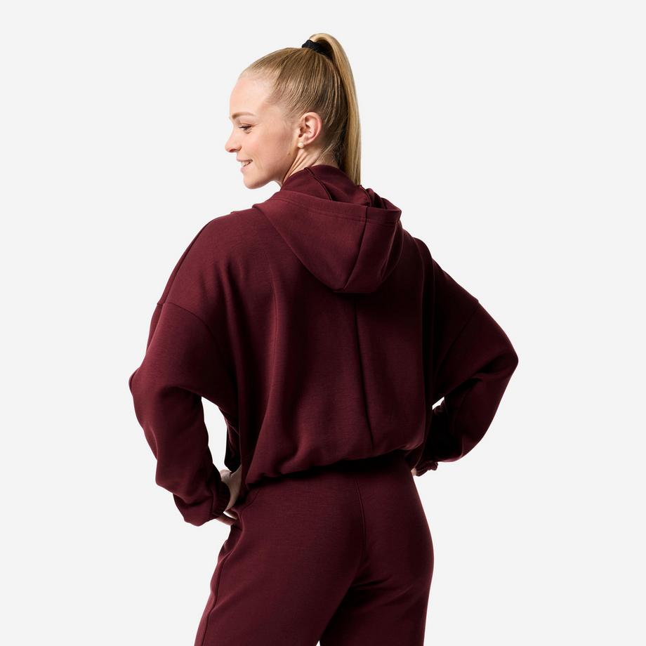DOMYOS Veste basique à capuche et fermeture éclair  