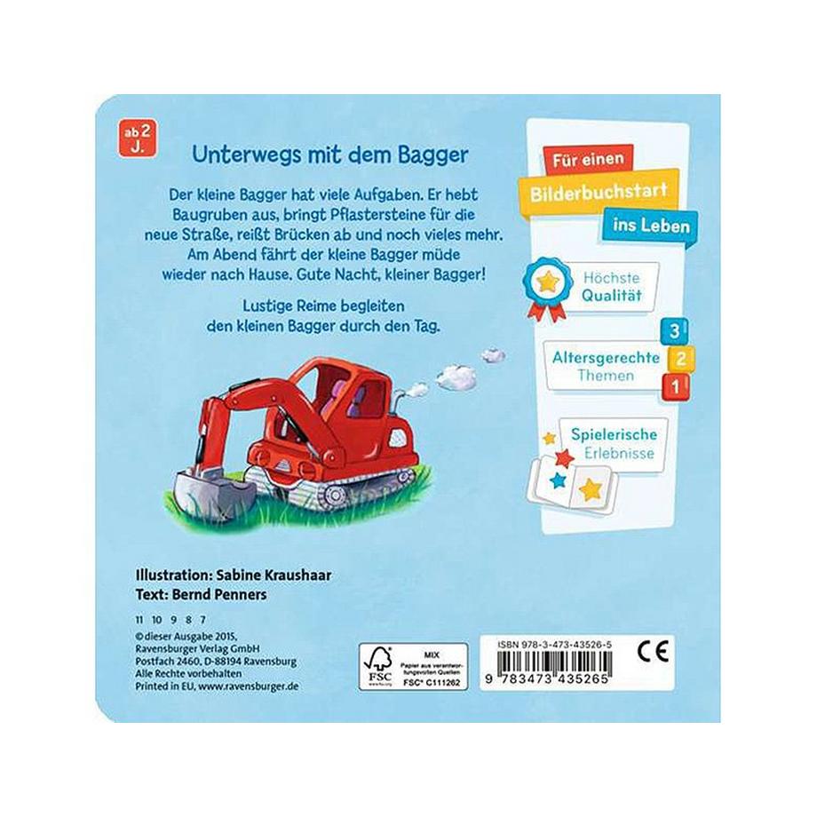 Was machst du, kleiner Bagger? Bernd Penners Couverture rigide 