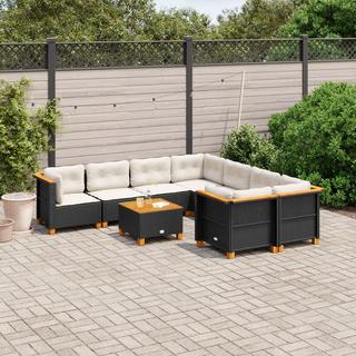 VidaXL Garten sofagarnitur poly-rattan  