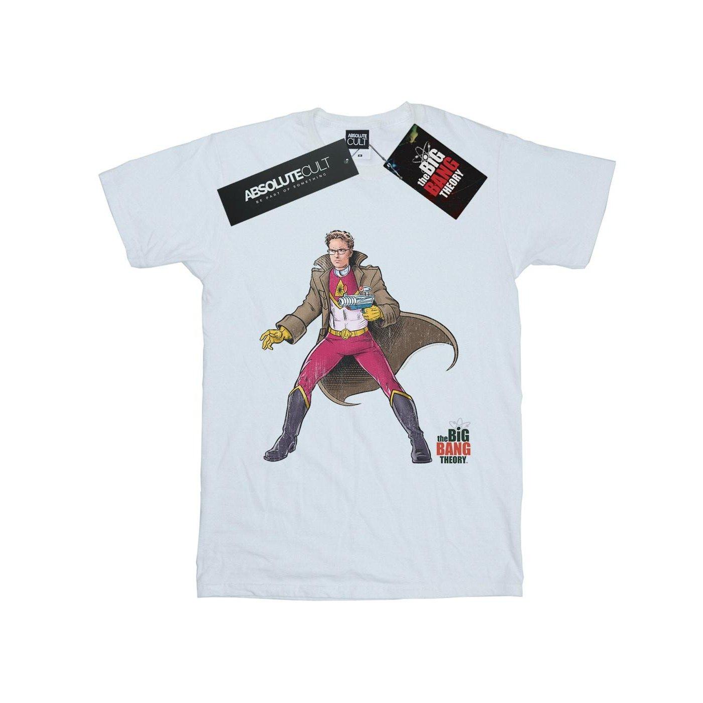 Image of Leonard Superhero Tshirt Herren Weiss 3XL