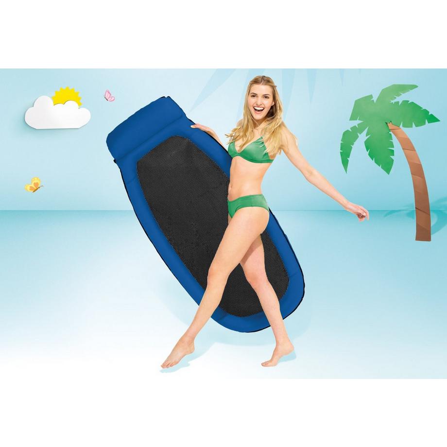 Intex  Materassino da spiaggia con rete rinfrescante per il nuoto blu 58836 INTEX 