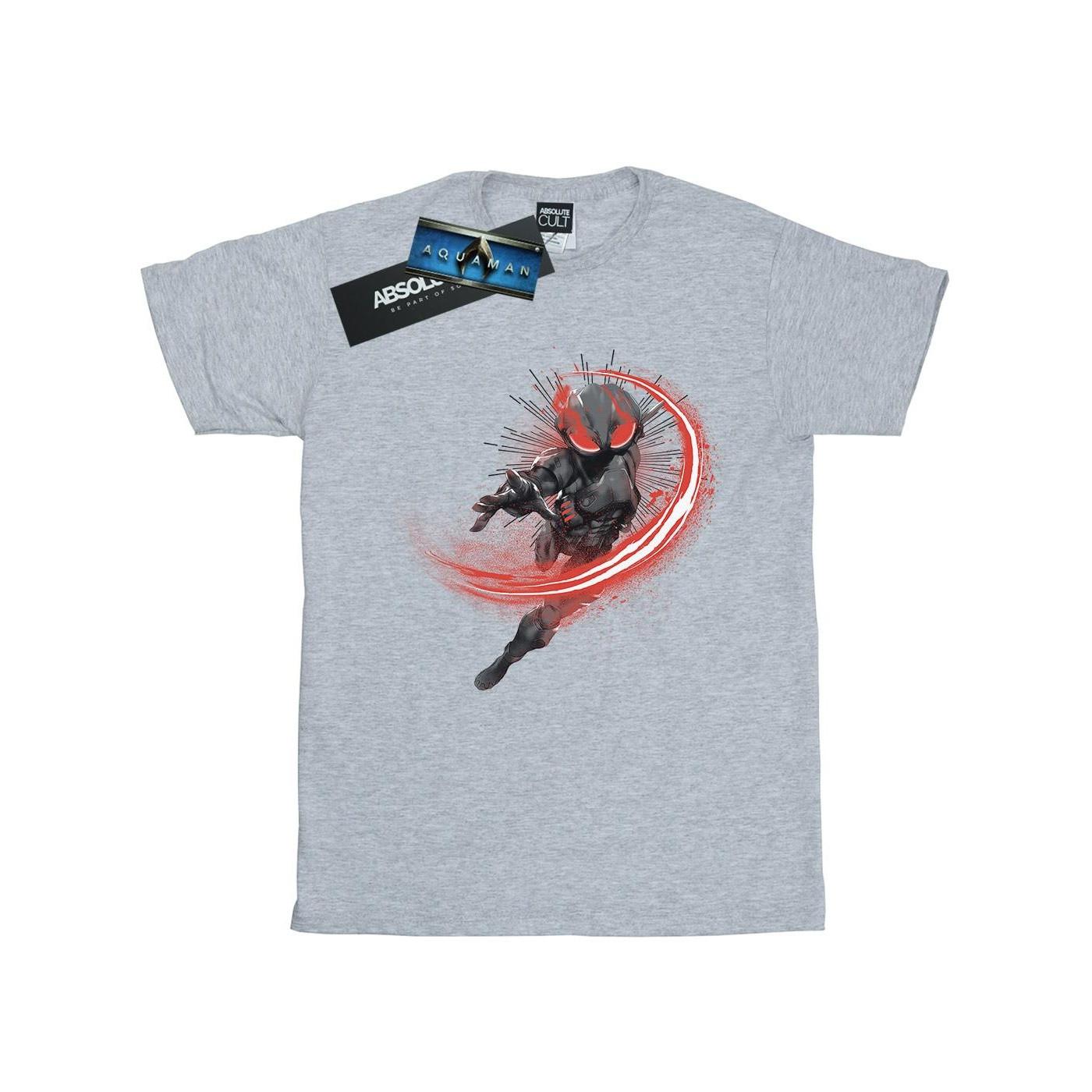Image of Aquaman Black Manta Flash Tshirt Damen Grau M
