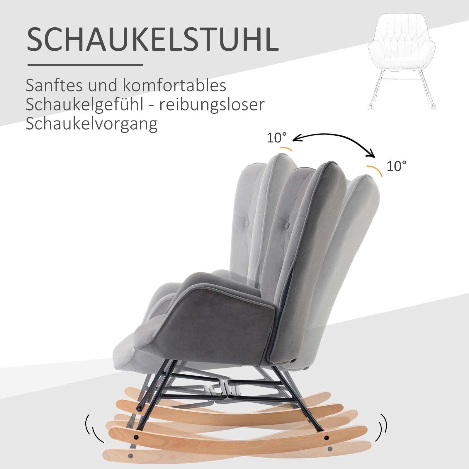 HOMCOM Schaukelstuhl  