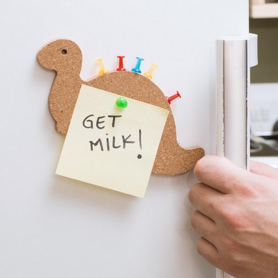 Novelty  Tableau d'affichage magnétique en liège Dinosaure 