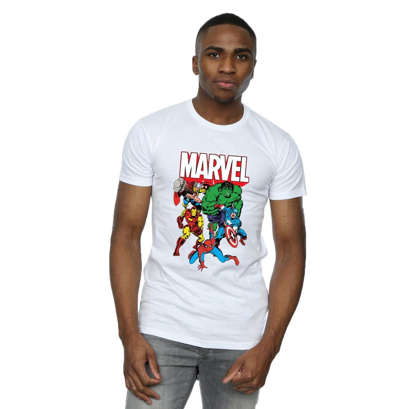 MARVEL  Tshirt HERO GROUP 