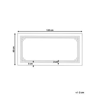 Beliani Miroir en Verre Moderne AVRANCHES  