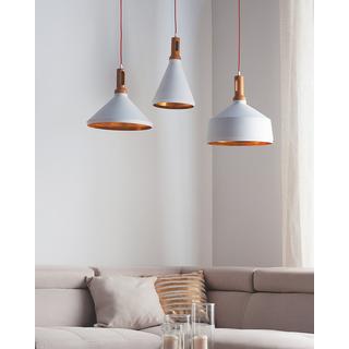 Beliani Lampe suspension en Aluminium Moderne MACKENZIE  