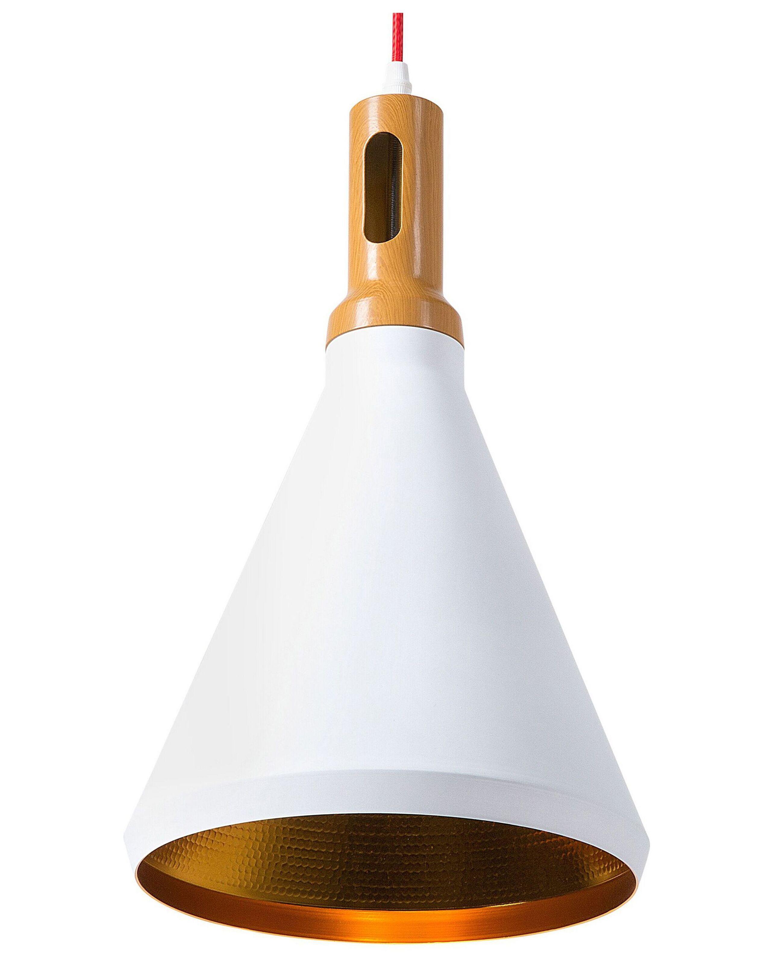 Beliani Lampe suspension en Aluminium Moderne MACKENZIE  