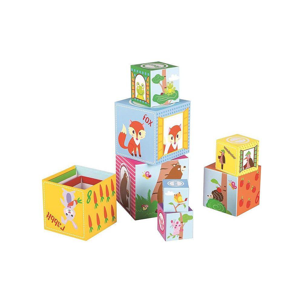 Image of Kleinkind Stapelturm aus Karton