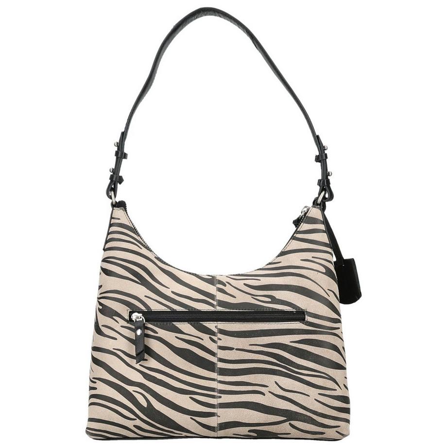 BURKELY Sac Hobo avec motif expressif  