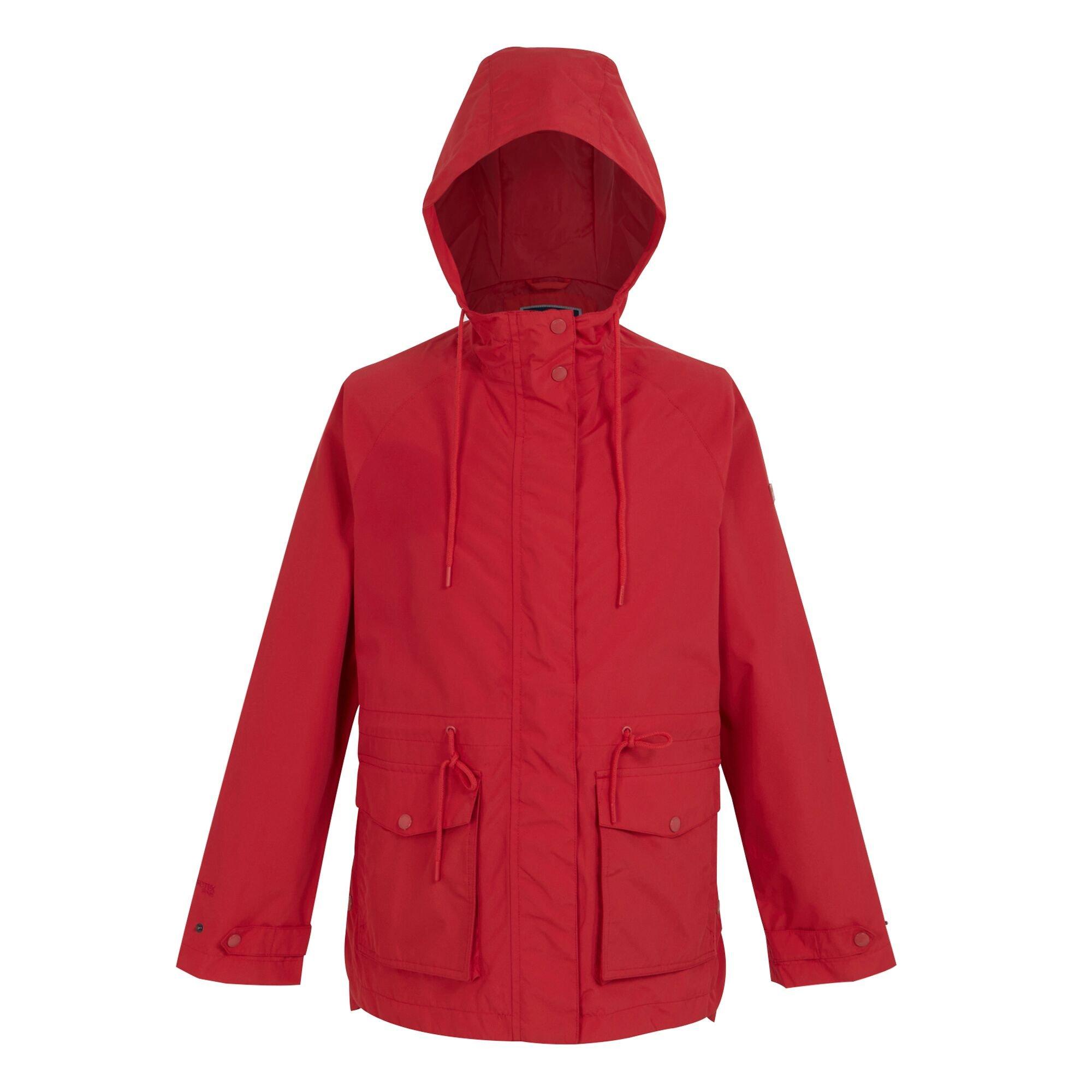 Image of Birdie Jacke, Wasserfest Damen Rot Bunt 38